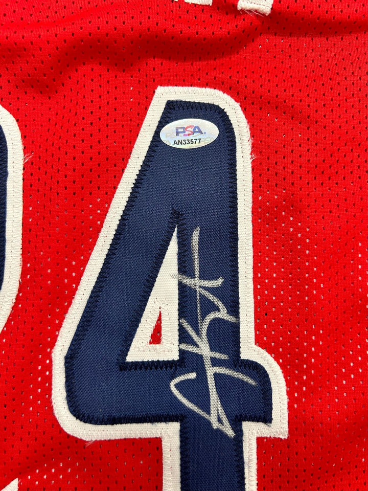 Corey Kispert signed Jersey PSA/DNA Wizards autographed