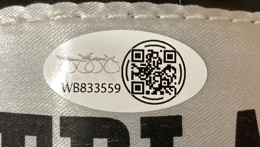 Mike Tyson Signed Black Everlast Left Hand Boxing Glove JSA QR Hologram