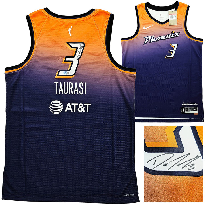 Phoenix Mercury Diana Taurasi Auto Purple Nike Explorer Edition Jersey L Beckett