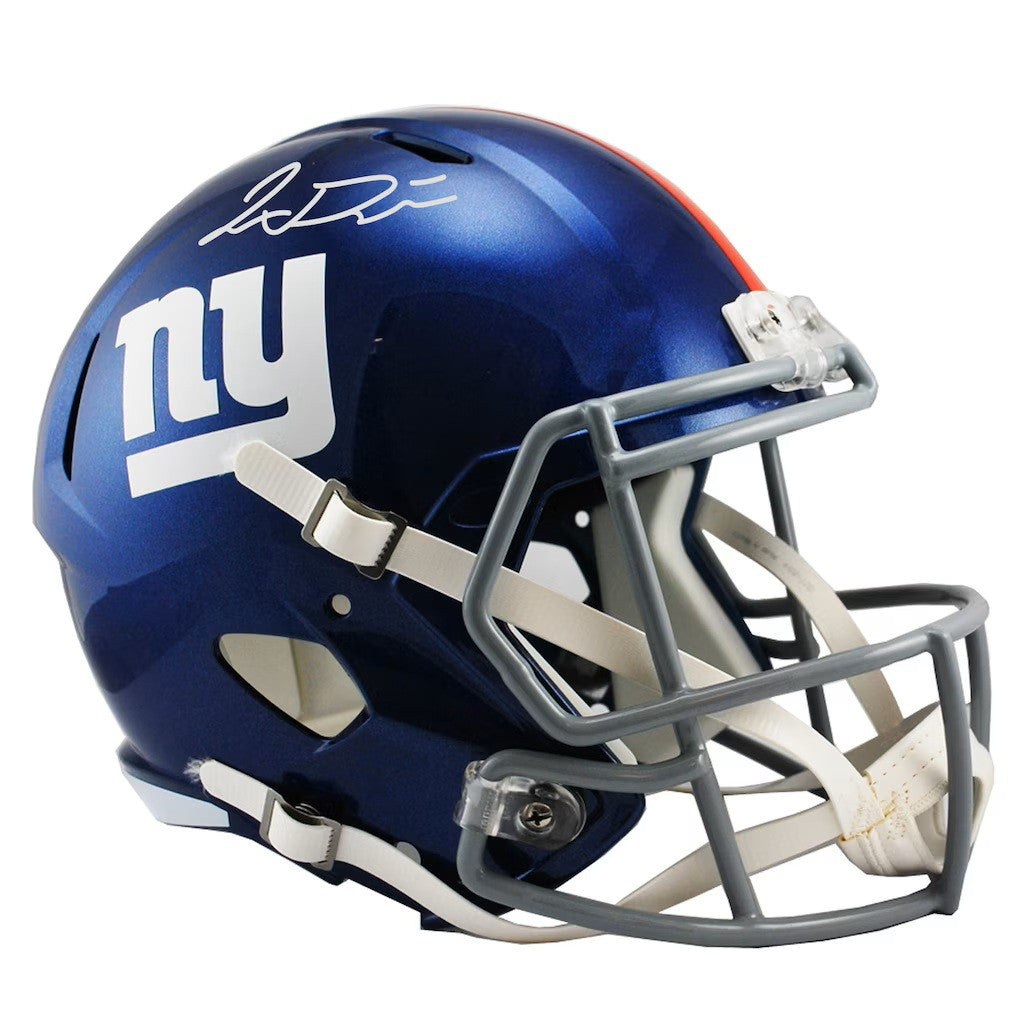 Jaxson Dart Signed New York Giants Full Size Replica Speed Helmet Fanatics