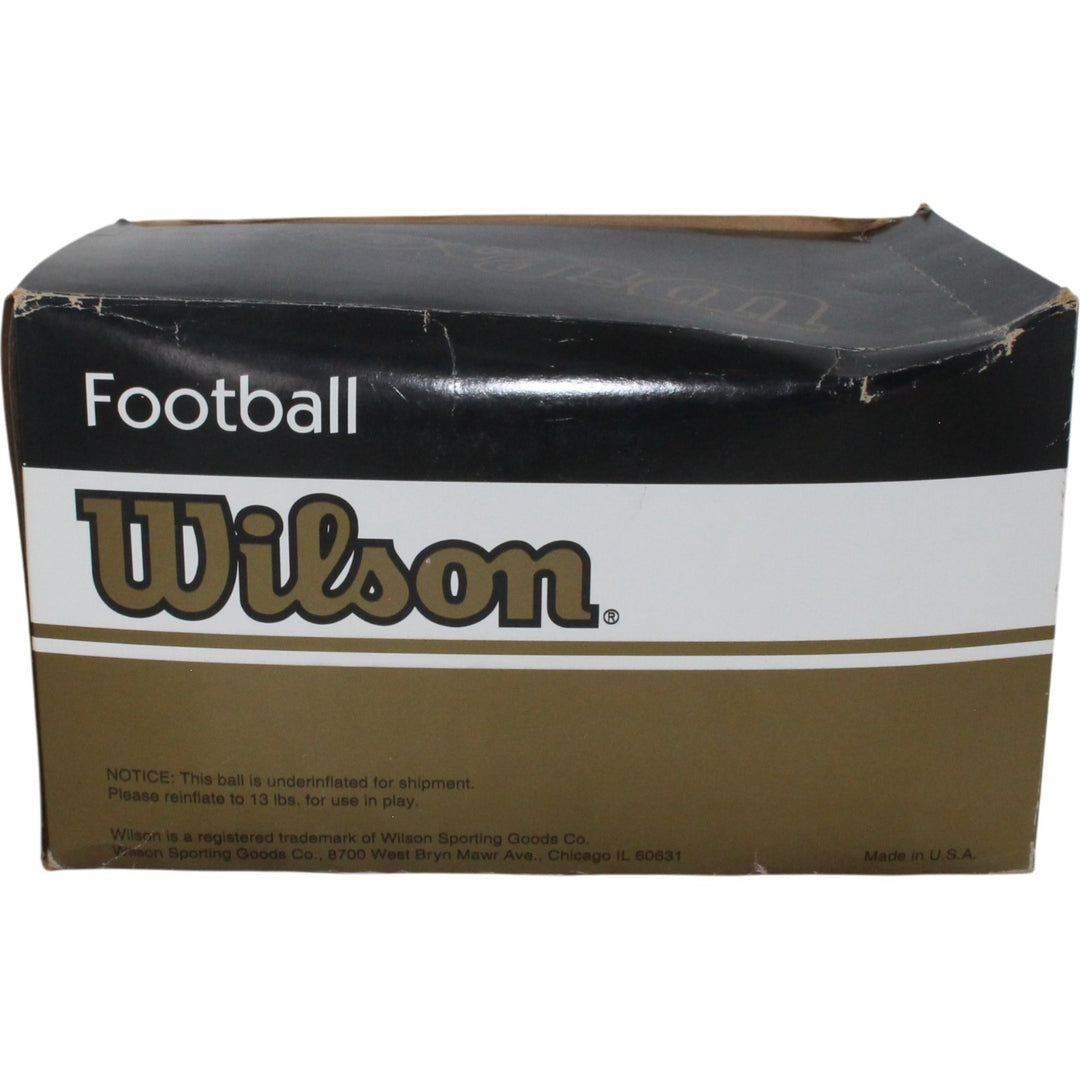 Paul Krause Signed Minnesota Vikings 98 HOF Game Football Deflate Beckett 54986