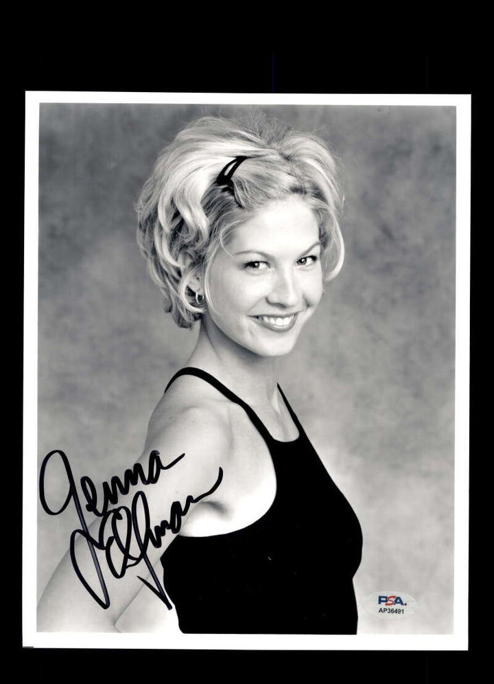 Jenna Elfman PSA DNA Coa Signed 8x10 Photograph Autograph