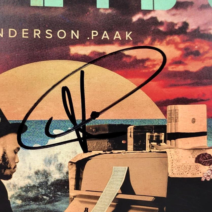 Anderson Paak signed Malibu Vinyl Album Cover autograph ~ Beckett BAS