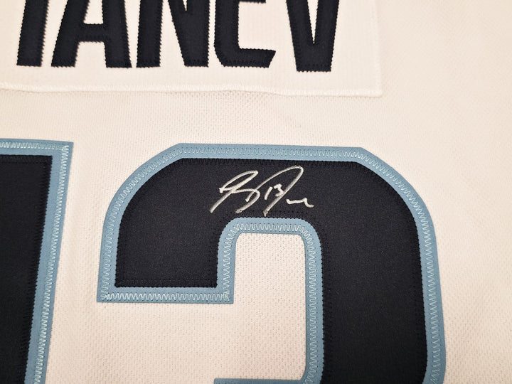 Seattle Kraken Brandon Tanev Auto White Adidas Authentic Jersey Size 54 Fanatics