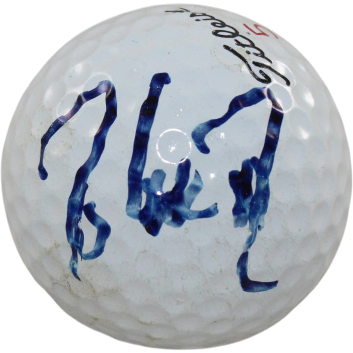 Davis Love III Autographed/Signed PGA Tour Titleist Golf Ball Beckett 55413