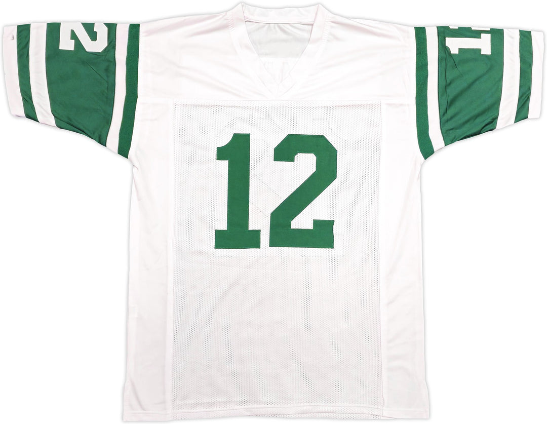 New York Jets Joe Namath Signed White Jersey Beckett Wit