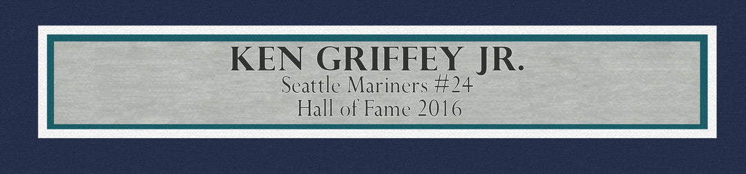 Mariners Ken Griffey Jr. Signed Framed Teal Nike Jersey "HOF 16" Beckett Wit