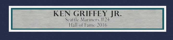 Mariners Ken Griffey Jr. Signed Framed Teal Nike Jersey "HOF 16" Beckett Wit
