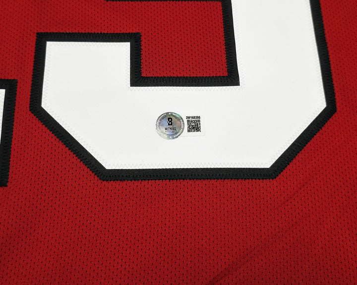 Blackhawks Jonathan Toews Signed Red Reebok Premier Jersey Size XL Beckett Wit