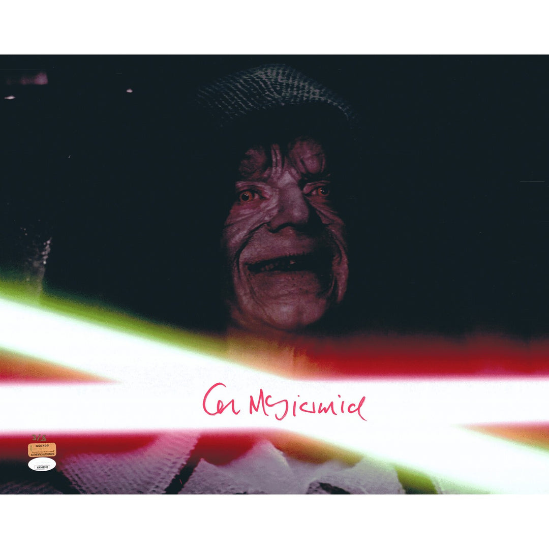 Ian McDiarmid Autographed 16x20 Photo #D/5 Star Wars Emperor Signed JSA IGM COA