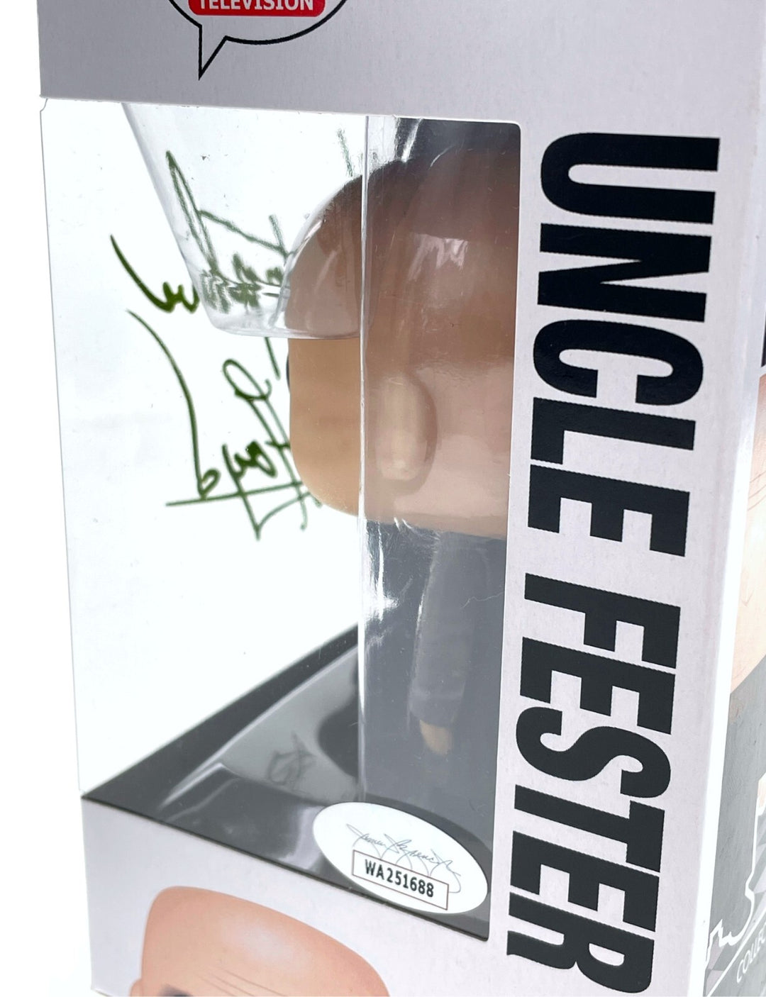 Christopher Lloyd Autographed Funko Pop Uncle Fester 813 Addams Family JSA COA