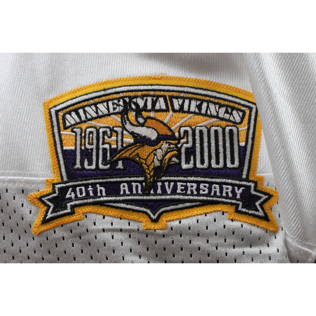 Randy Moss Signed Minnesota Vikings M&N sz 52 00 White Jersey Insc Beckett 50866