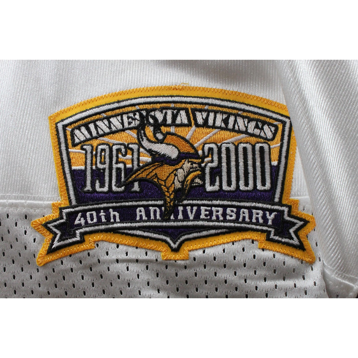 Randy Moss Signed Minnesota Vikings M&N sz 52 00 White Jersey Insc Beckett 50866