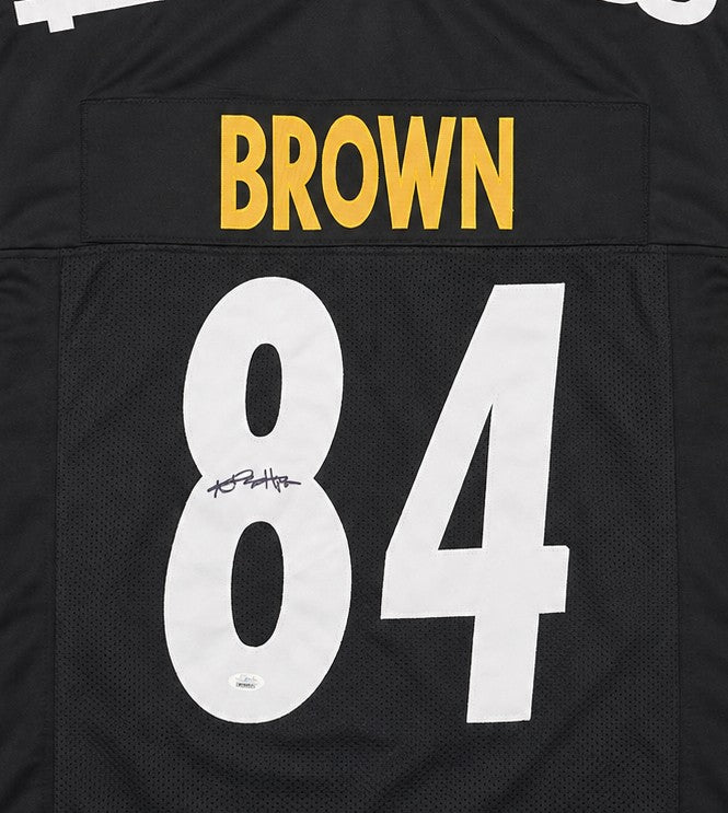 Pittsburgh Steelers Antonio Brown Signed Black Jersey JSA