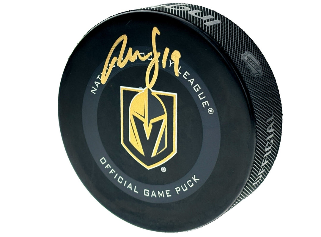 Reilly Smith Autographed Vegas Golden Knights Official Game Puck Signed IGM COA