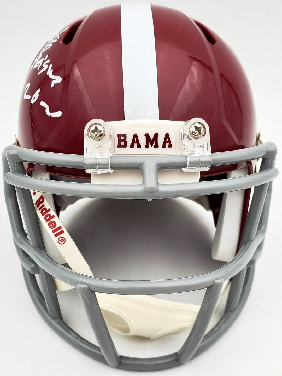 Devonta Smith Signed Alabama Crimson Tide Speed Mini Helmet Beckett