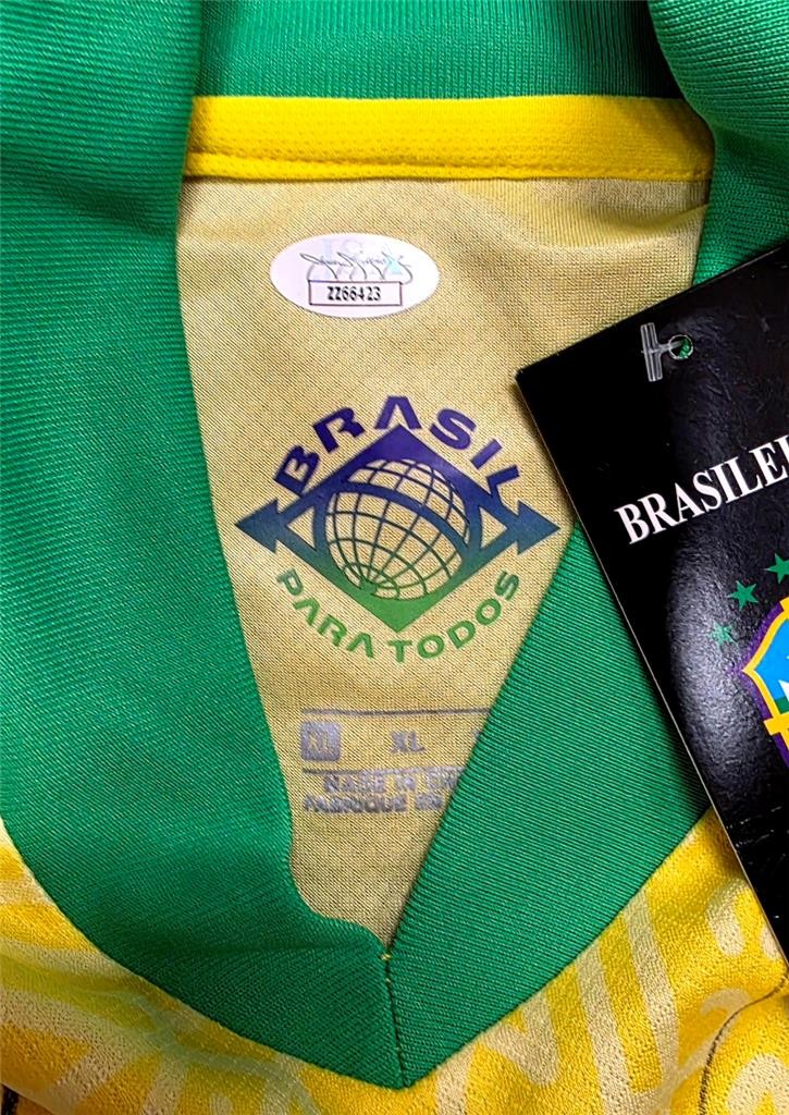 2024 Brazil Team Signed Jersey (22 Autos) Vini Junior, Danilo, Pepe, Rodrygo JSA