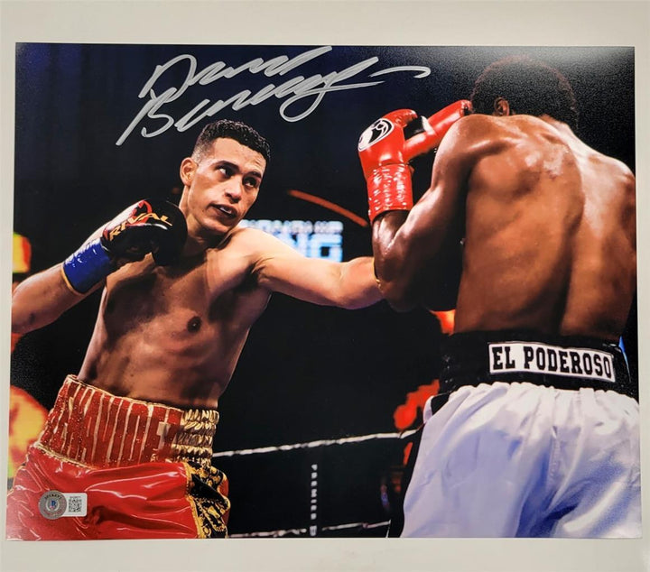 David Benavidez signed 11x14 photo #2 Boxing Autograph (A) ~ Beckett BAS Holo
