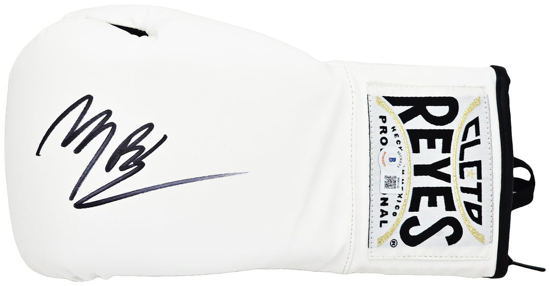 Michael B. Jordan Signed White Reyes Boxing Glove Left Handed LH Beckett Witness