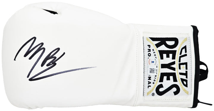 Michael B. Jordan Signed White Reyes Boxing Glove Left Handed LH Beckett Witness