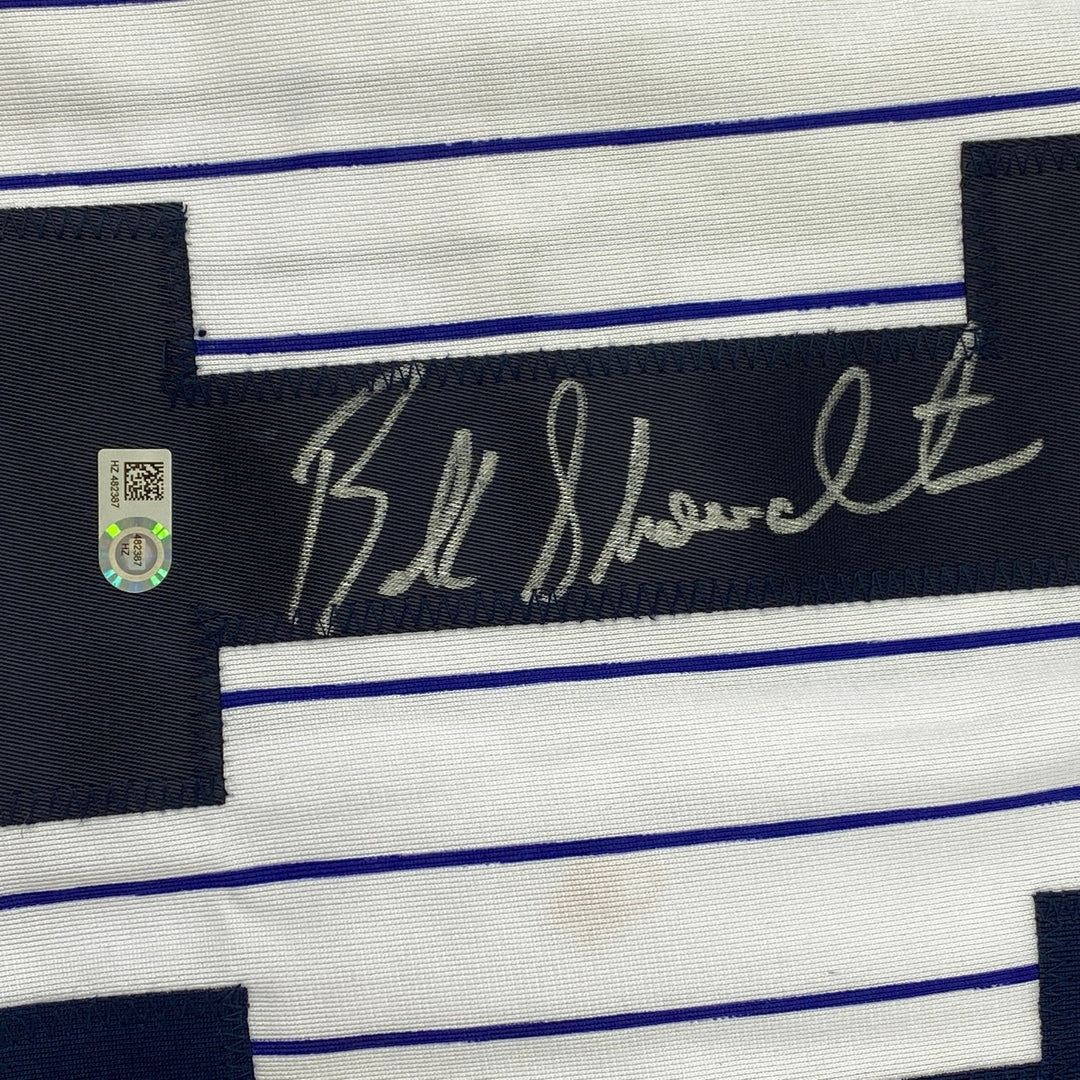 Autographed/Signed Buck Showalter New York Pinstripe Jersey MLB COA
