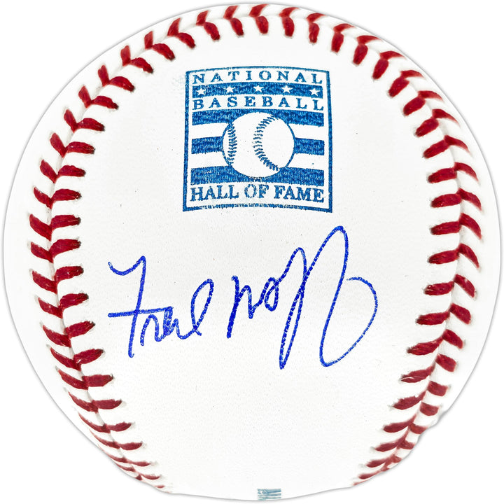 Fred McGriff Signed Official HOF HOF Logo Baseball Braves Beckett Witness