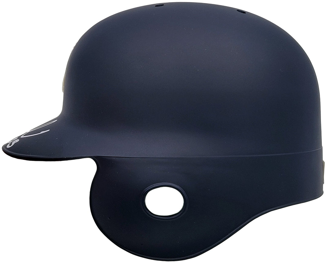 Fernando Tatis Jr Auto Padres Flat Matte Blue On Field AUTH Batting Helmet JSA