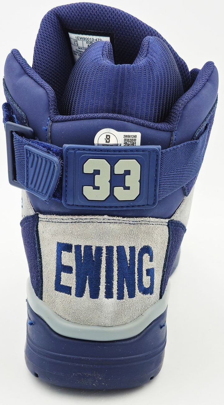 Patrick Ewing Auto Navy Athletics 33 HI OG Shoe Georgetown Hoyas Size 13 W/ Box
