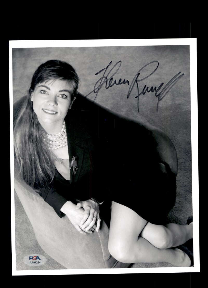 Theresa Russell PSA DNA Coa Signed 8x10 Photo Autograph