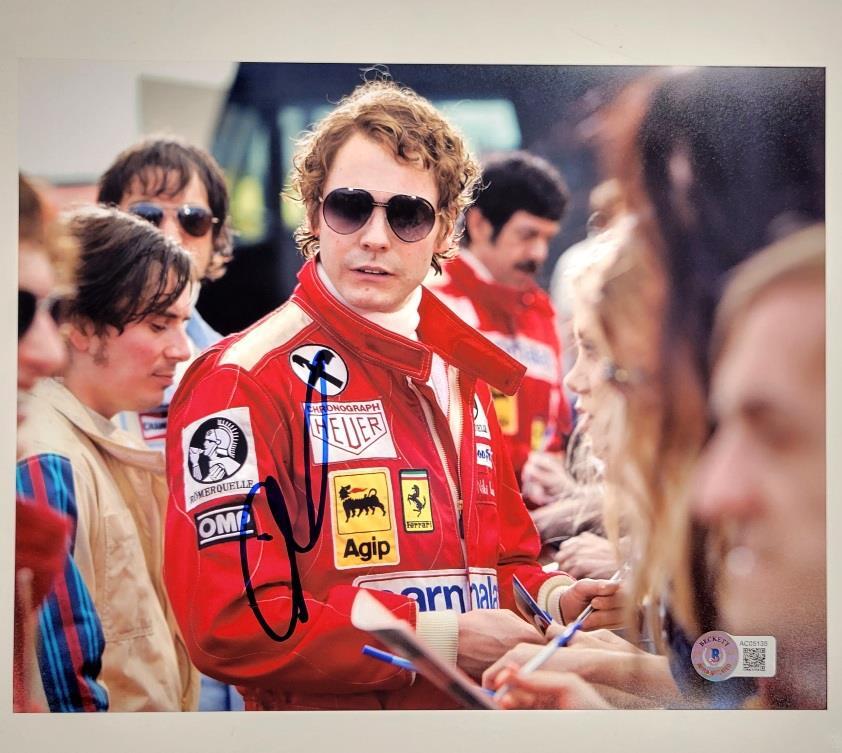 Daniel Bruhl signed Rush 8x10 photo autograph (B) ~ Beckett BAS Holo