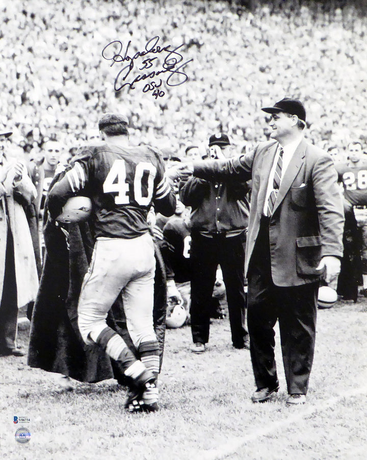 Howard "Hopalong" Cassady Signed 16x20 Photo Ohio State Buckeyes "OSU" Beckett