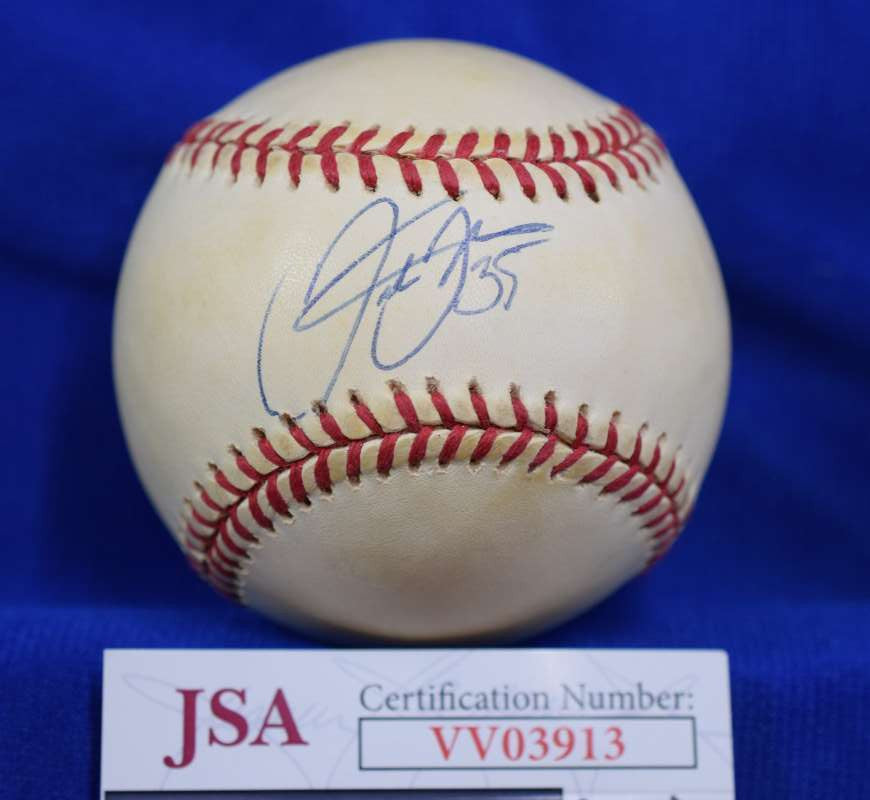 Frank Thomas JSA Coa Autograph American League OAL Signed BasebaLL