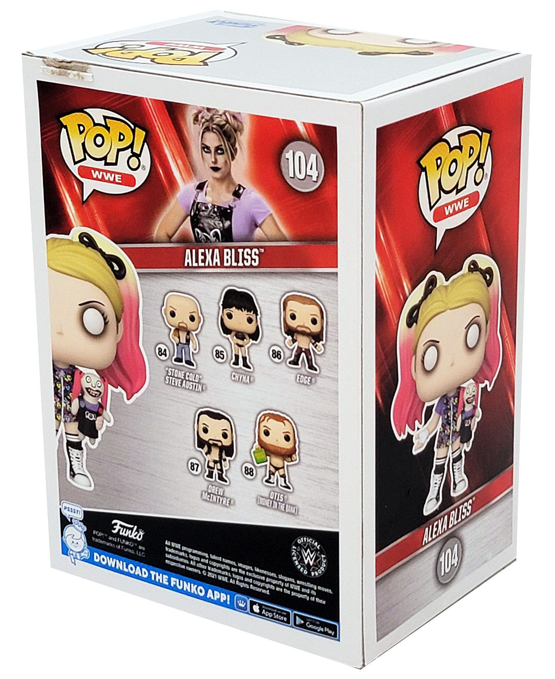 Alexa Bliss Autographed Signed Funko Pop #104 Vinyl Figurine Beckett Witness