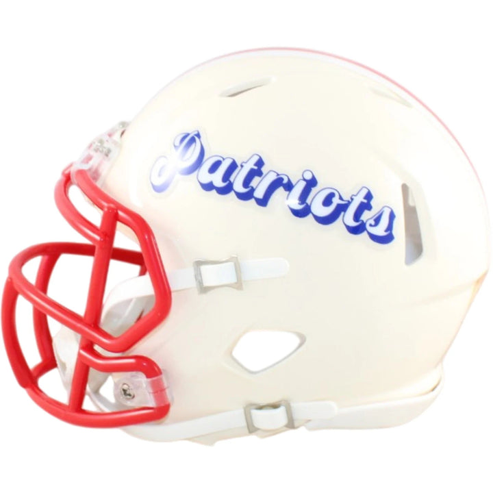 Rob Gronkowski Signed New England Patriots Mini Helmet Retro Beckett W 58340