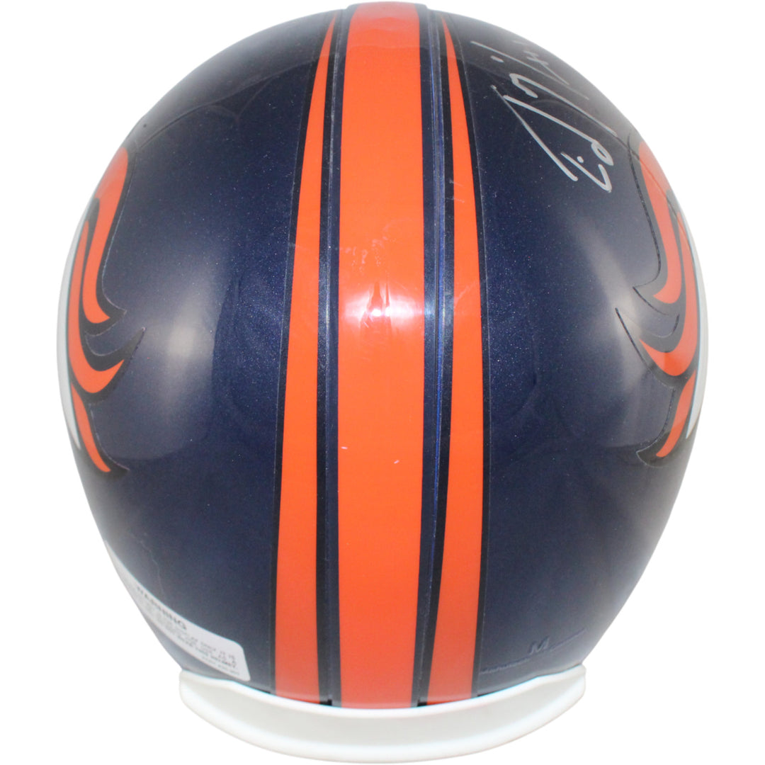 Ed McCaffrey Autographed/Signed Denver Broncos F/S VSR4 TB Helmet DEN 53271