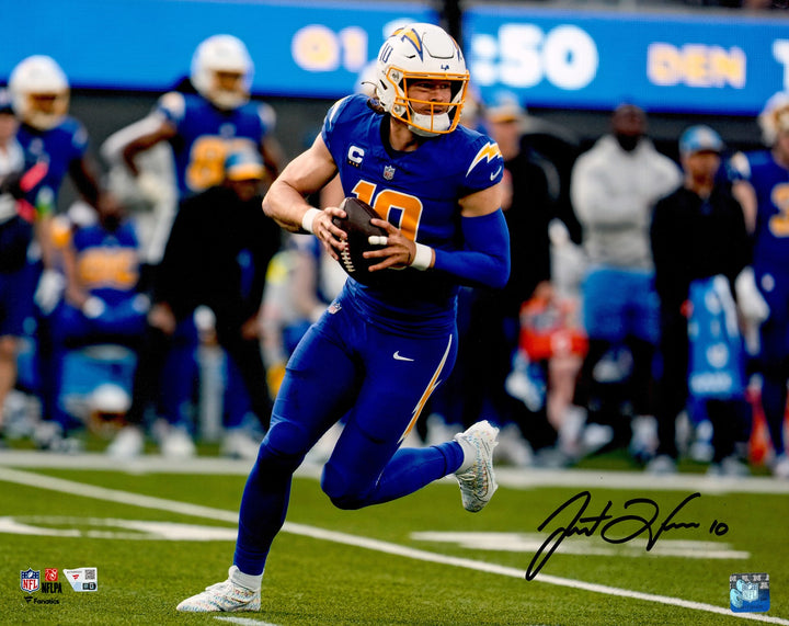 Justin Herbert Signed 16x20 Photo Los Angeles Chargers Fanatics Holo