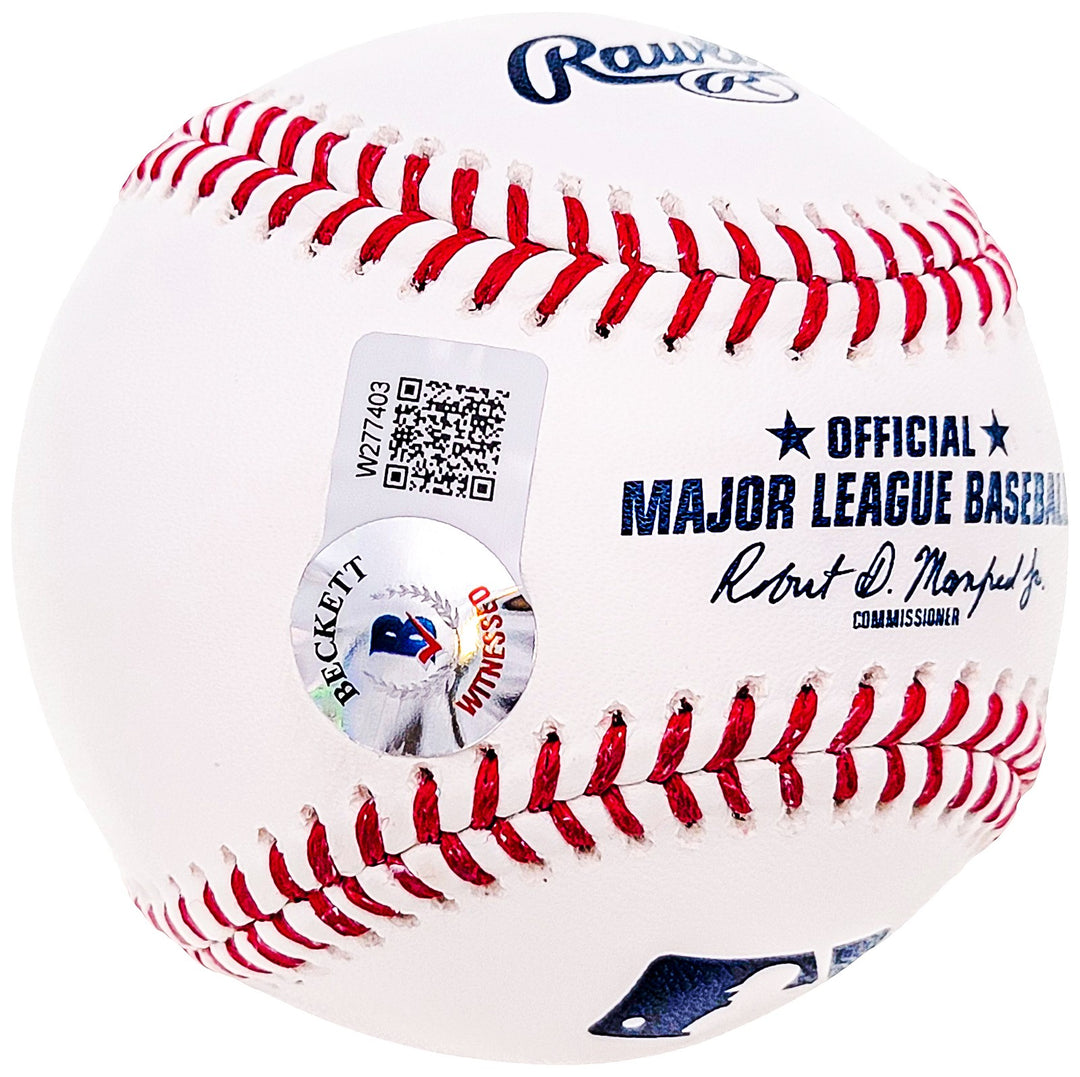 Pedro Martinez Signed MLB Baseball Boston Red Sox "Whos Your Daddy" Beckett Wit