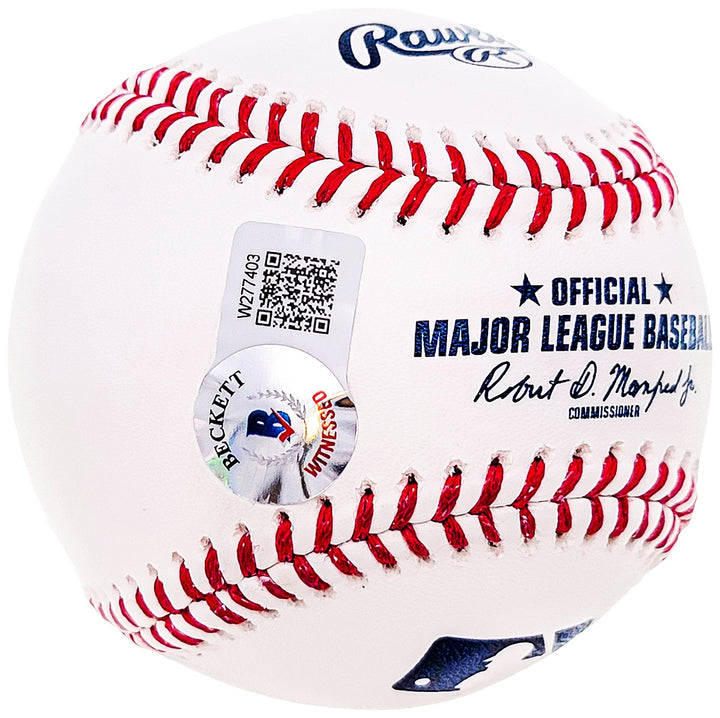 Pedro Martinez Signed MLB Baseball Boston Red Sox "Whos Your Daddy" Beckett Wit