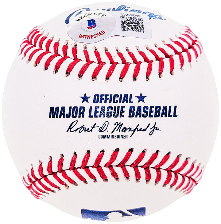 Johan Santana Signed Official MLB Baseball Mets "Nohan 6/1/12" Beckett Witness