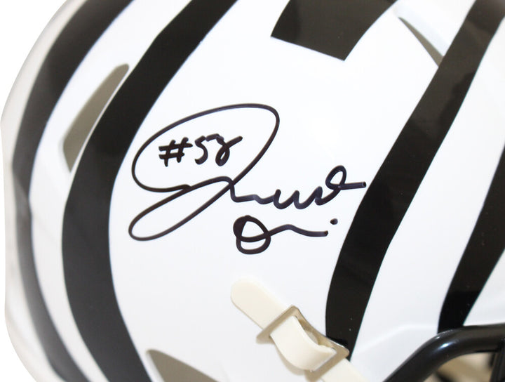 Joseph Ossai Signed Cincinnati Bengals 2022 Alternate Mini Helmet Beckett 39342