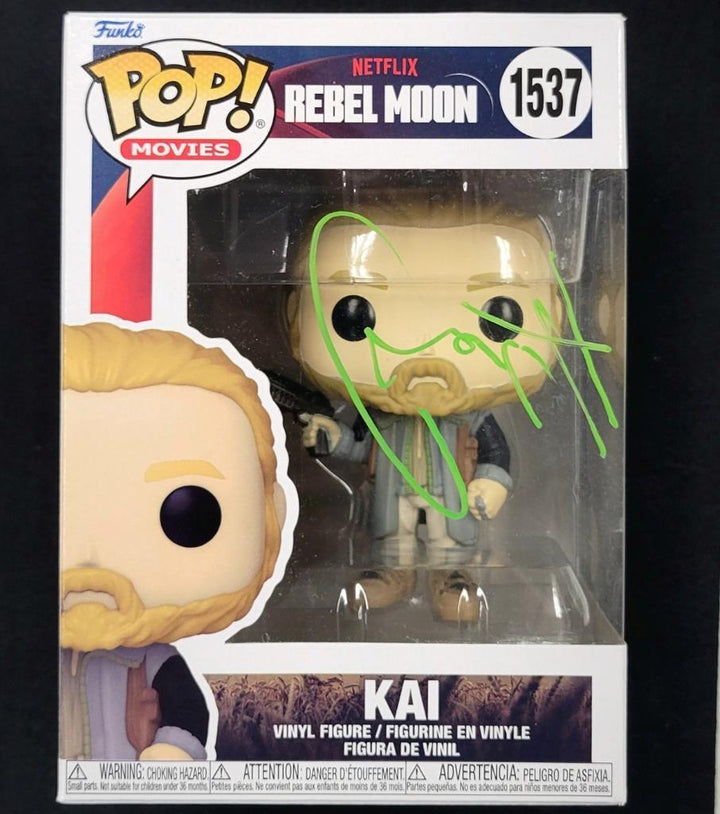 Charlie Hunnam signed Rebel Moon Kai Funko Pop! autograph (B) ~ Beckett BAS