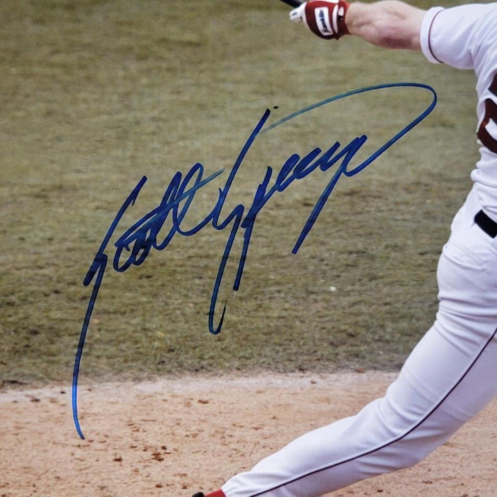 Scott Spiezio signed 16x20 photo Angels Cardinals autograph ~ PSA