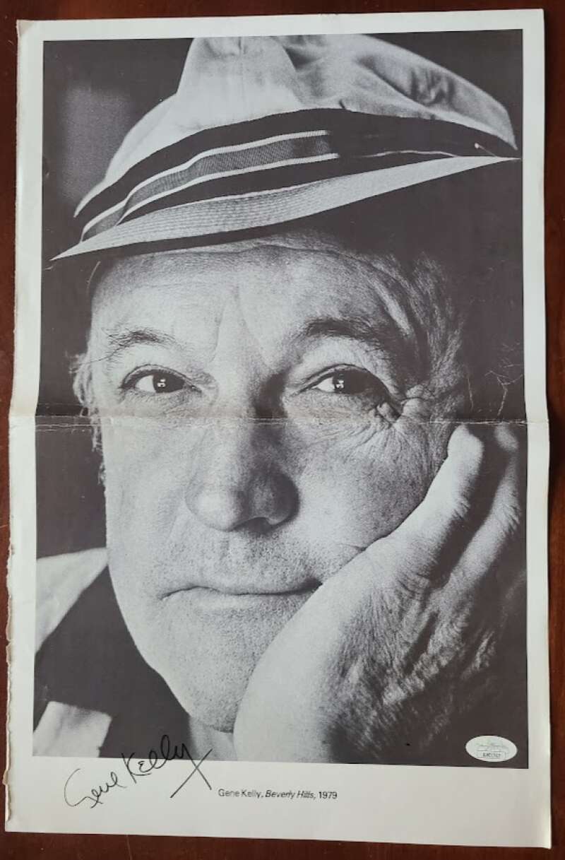 Gene Kelly JSA Coa Signed 11x16 Photo Autograph