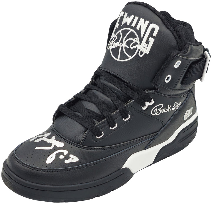 Patrick Ewing Auto Black Athletics 33 HI Shoe Knicks Size 13 W/ Box BAS