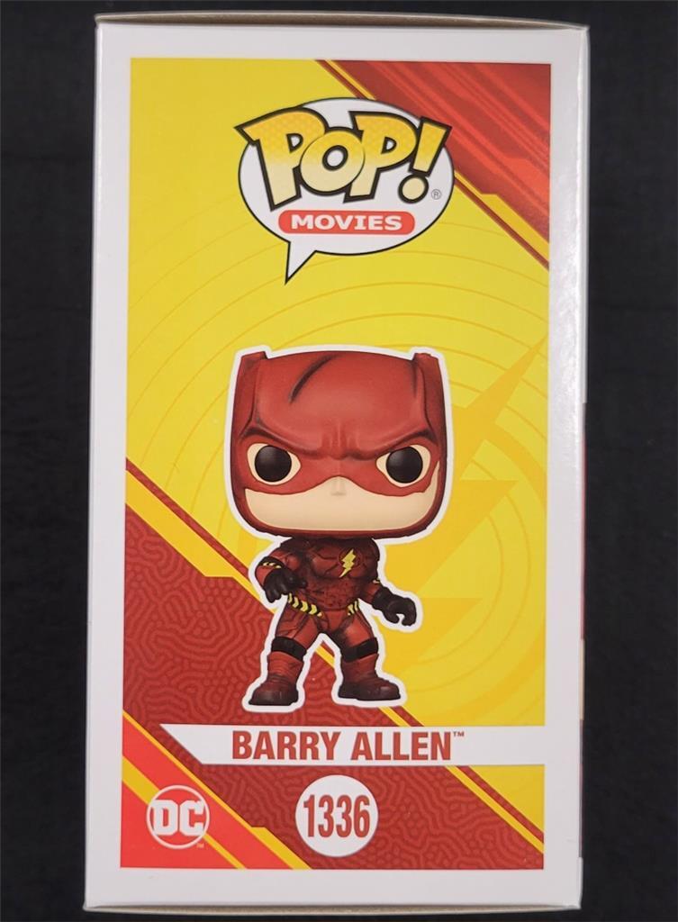 Grant Gustin signed The Flash Barry Allen Funko Pop! Figure autograph (C) BAS