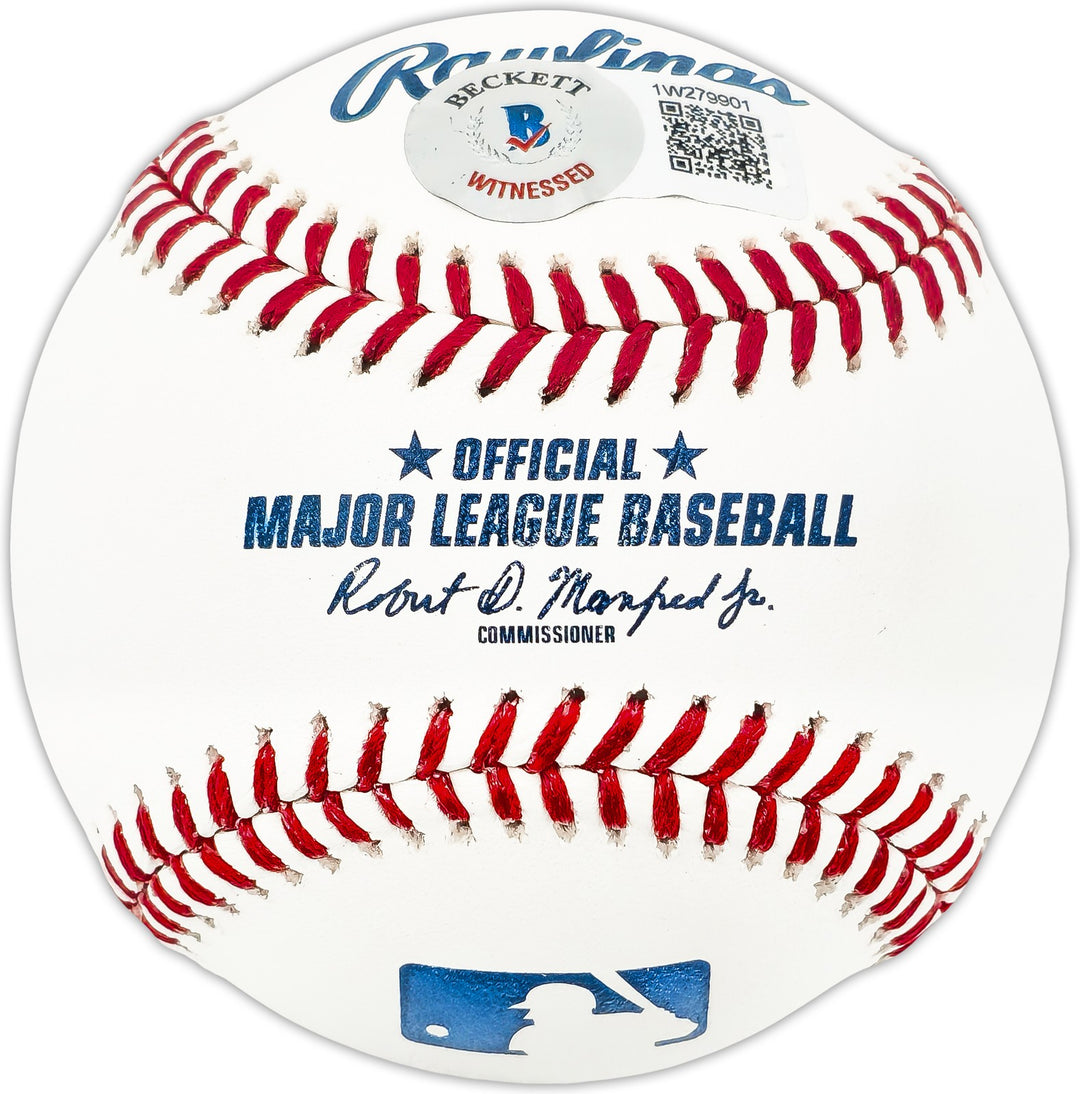 Gary Sheffield Signed Official MLB Baseball Yankees "509 HR" Beckett Witness