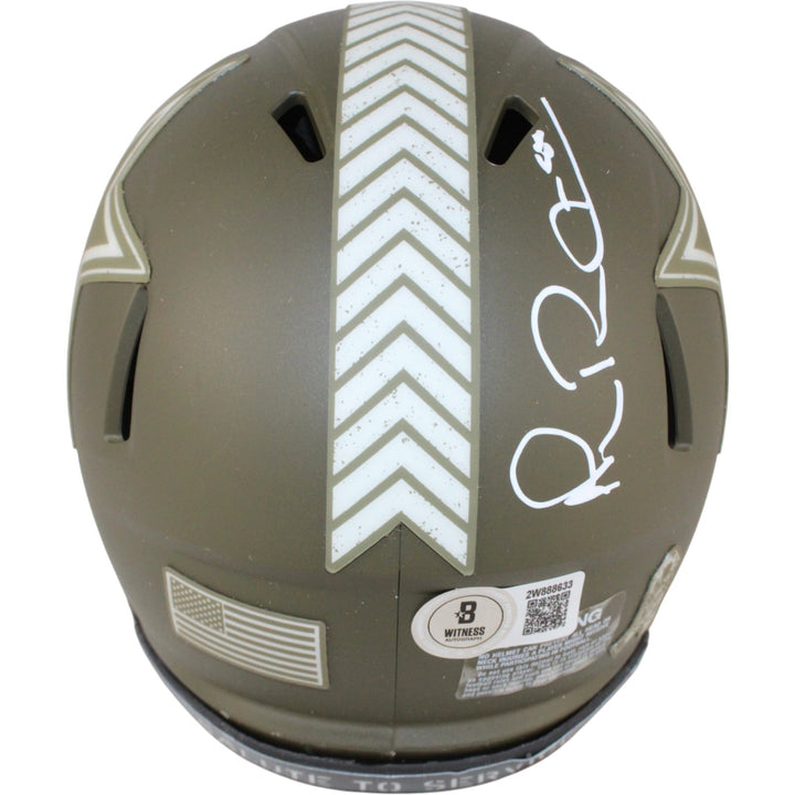 Michael Irvin Autographed Dallas Cowboys 2022 STS Mini Helmet Beckett 53630