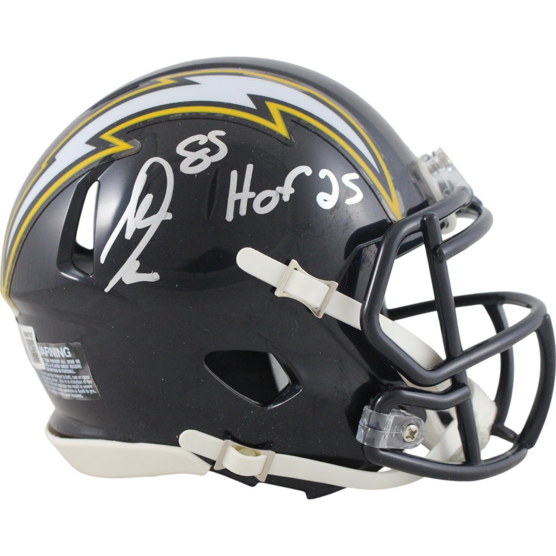 Antonio Gates Autographed San Diego Chargers TB Mini Helmet HOF Beckett 50261
