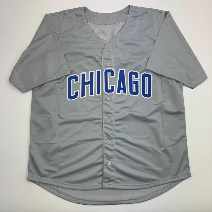 Autographed/Signed Thomas Ian Nicholas Rookie Of The Year Grey Jersey COA