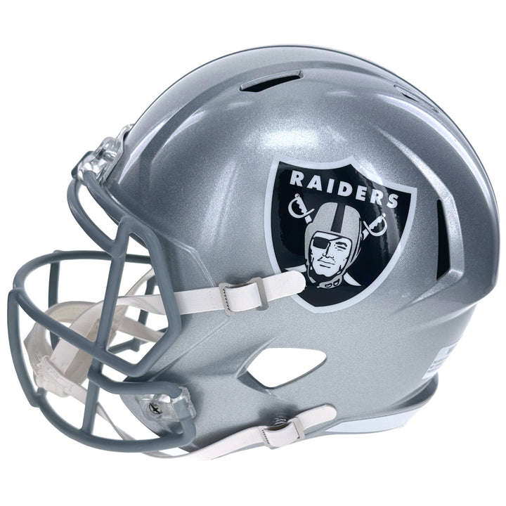 Rich Gannon Signed Las Vegas Raiders Full Size Replica Helmet IGM Beckett Oak
